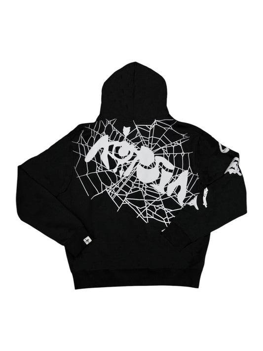 Spider Hoodie Black & White