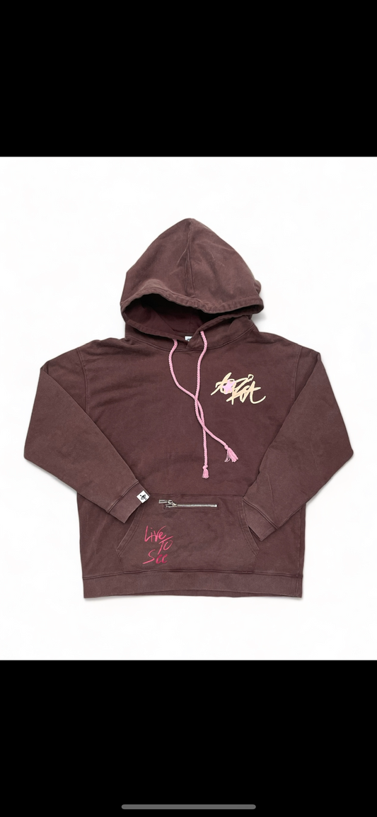 (NEW) Mixed Personality Brown Hoodie