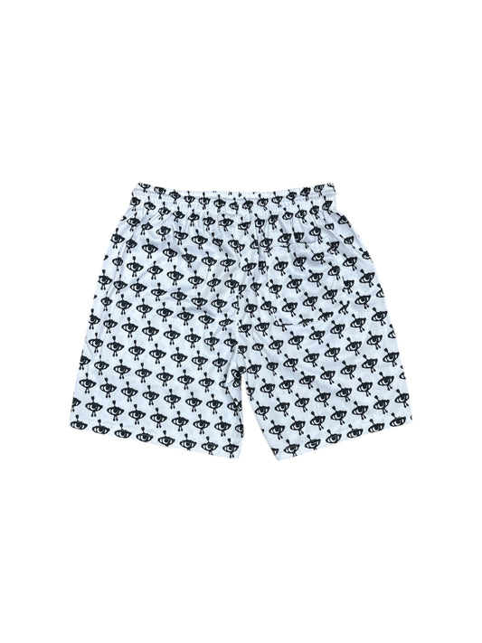 Red Lips Mesh Shorts