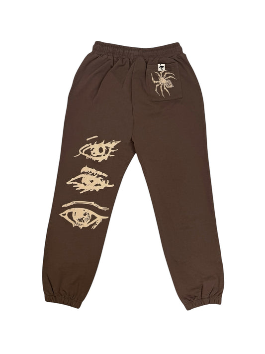 Spider Pants Brown & Cream