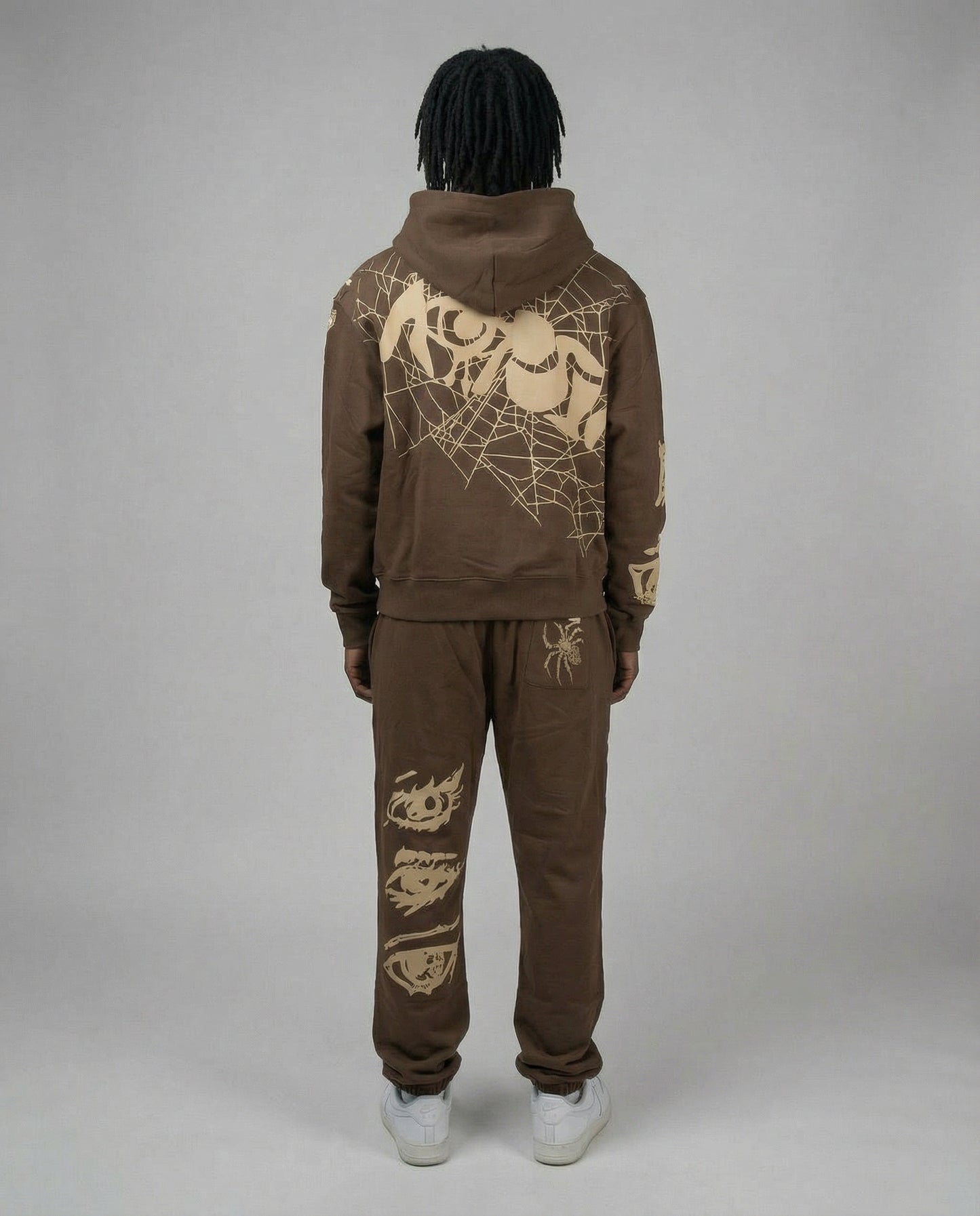 Spider Pants Brown & Cream