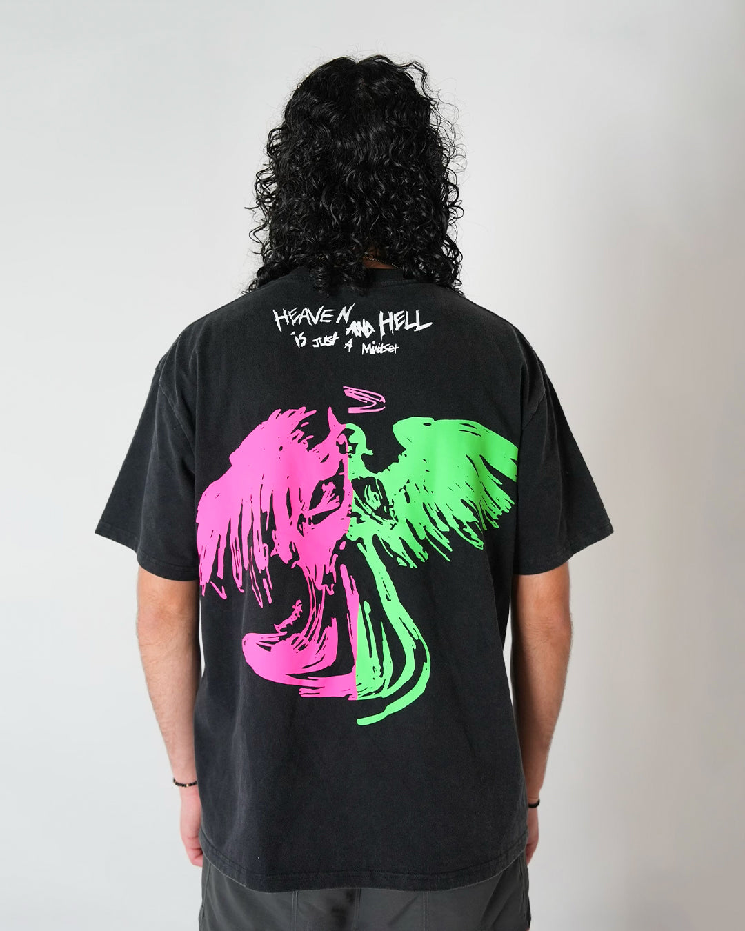 AOPSIA Heaven And Hell Tee Shirt (NEON)