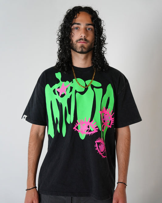 AOPSIA Heaven And Hell Tee Shirt (NEON)