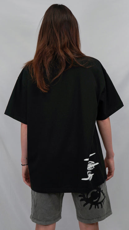 Signature Black Tee (Oversized)